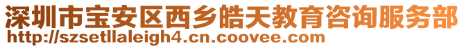 深圳市寶安區(qū)西鄉(xiāng)皓天教育咨詢服務(wù)部