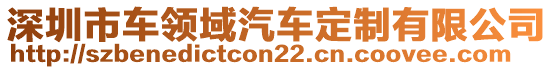 深圳市車領(lǐng)域汽車定制有限公司