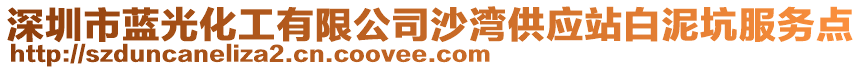 深圳市蓝光化工有限公司沙湾供应站白泥坑服务点