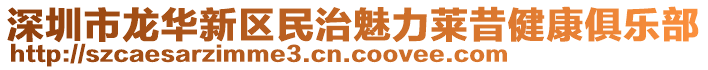 深圳市龍華新區(qū)民治魅力萊昔健康俱樂(lè)部