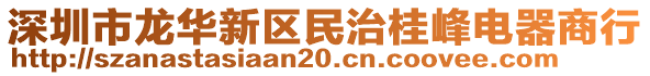 深圳市龍華新區(qū)民治桂峰電器商行