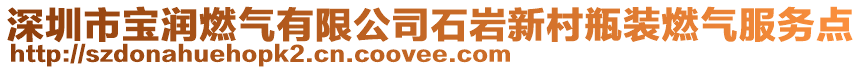 深圳市宝润燃气有限公司石岩新村瓶装燃气服务点