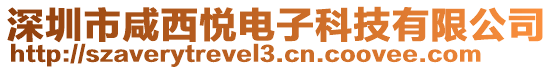 深圳市咸西悦电子科技有限公司