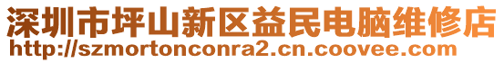 深圳市坪山新區(qū)益民電腦維修店