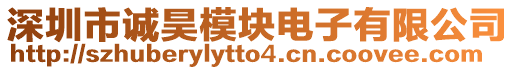 深圳市誠昊模塊電子有限公司