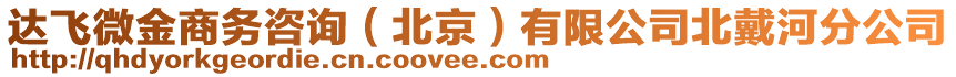 達(dá)飛微金商務(wù)咨詢（北京）有限公司北戴河分公司