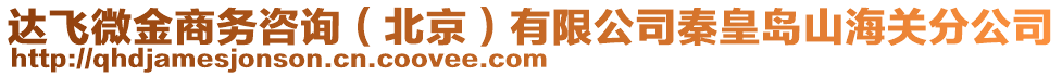 達飛微金商務(wù)咨詢（北京）有限公司秦皇島山海關(guān)分公司