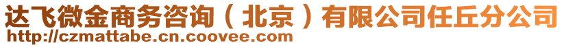 達(dá)飛微金商務(wù)咨詢（北京）有限公司任丘分公司