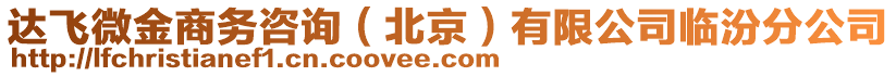 達(dá)飛微金商務(wù)咨詢(xún)（北京）有限公司臨汾分公司