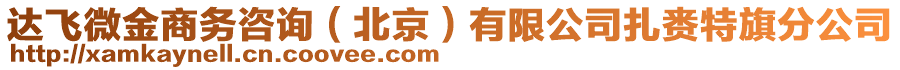 達(dá)飛微金商務(wù)咨詢（北京）有限公司扎賚特旗分公司