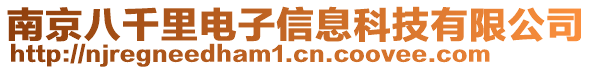 南京八千里電子信息科技有限公司