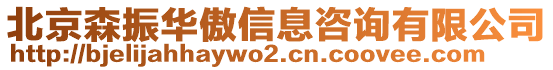 北京森振華傲信息咨詢有限公司