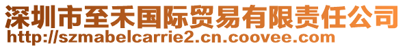 深圳市至禾國際貿(mào)易有限責任公司