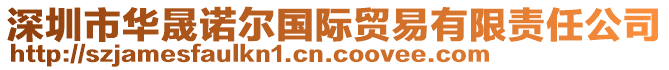 深圳市華晟諾爾國(guó)際貿(mào)易有限責(zé)任公司