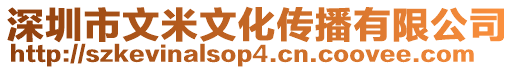 深圳市文米文化傳播有限公司