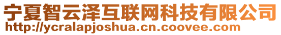 寧夏智云澤互聯(lián)網(wǎng)科技有限公司