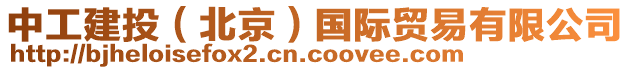 中工建投（北京）國(guó)際貿(mào)易有限公司