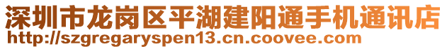 深圳市龍崗區(qū)平湖建陽通手機通訊店