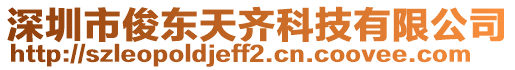 深圳市俊东天齐科技有限公司