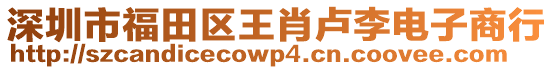 深圳市福田區(qū)王肖盧李電子商行