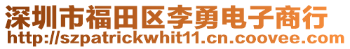 深圳市福田區(qū)李勇電子商行