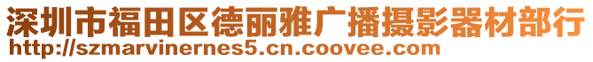 深圳市福田區(qū)德麗雅廣播攝影器材部行