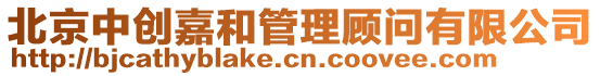 北京中創(chuàng)嘉和管理顧問有限公司