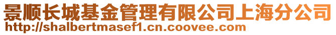 景顺长城基金管理有限公司上海分公司