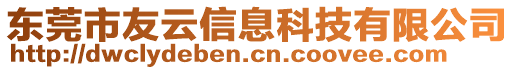 東莞市友云信息科技有限公司