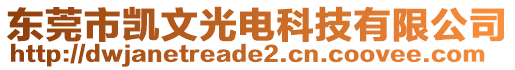 東莞市凱文光電科技有限公司