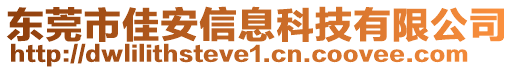 東莞市佳安信息科技有限公司