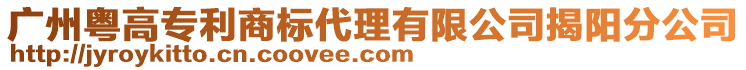 廣州粵高專(zhuān)利商標(biāo)代理有限公司揭陽(yáng)分公司