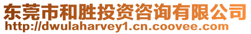 東莞市和勝投資咨詢有限公司