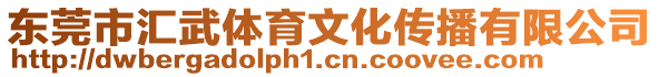 東莞市匯武體育文化傳播有限公司