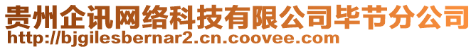 貴州企訊網(wǎng)絡(luò)科技有限公司畢節(jié)分公司