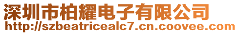 深圳市柏耀電子有限公司