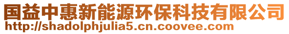 國(guó)益中惠新能源環(huán)保科技有限公司