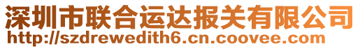 深圳市聯(lián)合運(yùn)達(dá)報(bào)關(guān)有限公司