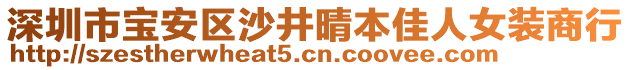 深圳市寶安區(qū)沙井晴本佳人女裝商行