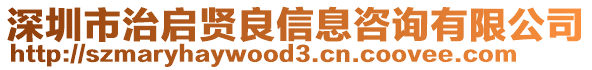 深圳市治啟賢良信息咨詢有限公司