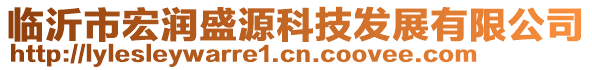 臨沂市宏潤盛源科技發(fā)展有限公司