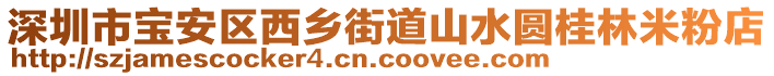 深圳市寶安區(qū)西鄉(xiāng)街道山水圓桂林米粉店