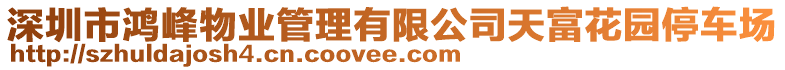 深圳市鴻峰物業(yè)管理有限公司天富花園停車場