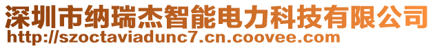 深圳市纳瑞杰智能电力科技有限公司