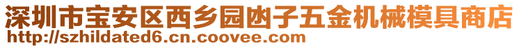 深圳市寶安區(qū)西鄉(xiāng)園凼子五金機(jī)械模具商店