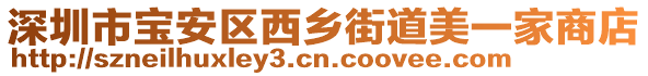 深圳市寶安區(qū)西鄉(xiāng)街道美一家商店