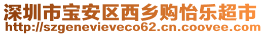 深圳市寶安區(qū)西鄉(xiāng)購怡樂超市