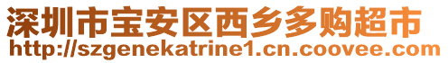 深圳市寶安區(qū)西鄉(xiāng)多購超市