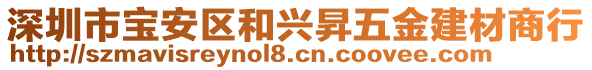 深圳市寶安區(qū)和興昇五金建材商行