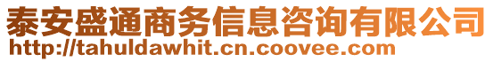 泰安盛通商務(wù)信息咨詢有限公司